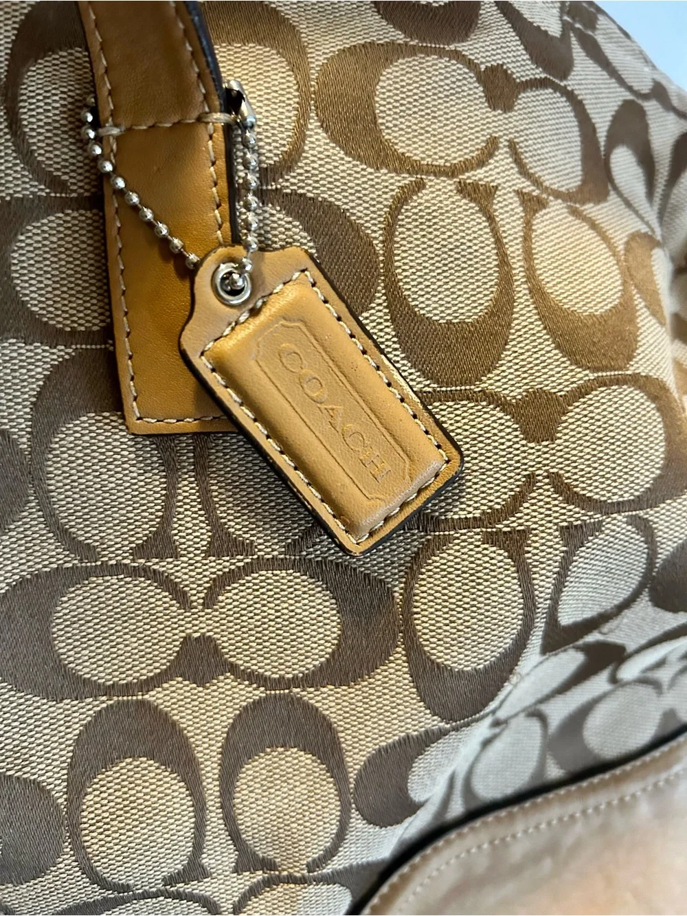 Vintage Coach Soho Signature Buckle Tote Bag-F13841 Y2K
